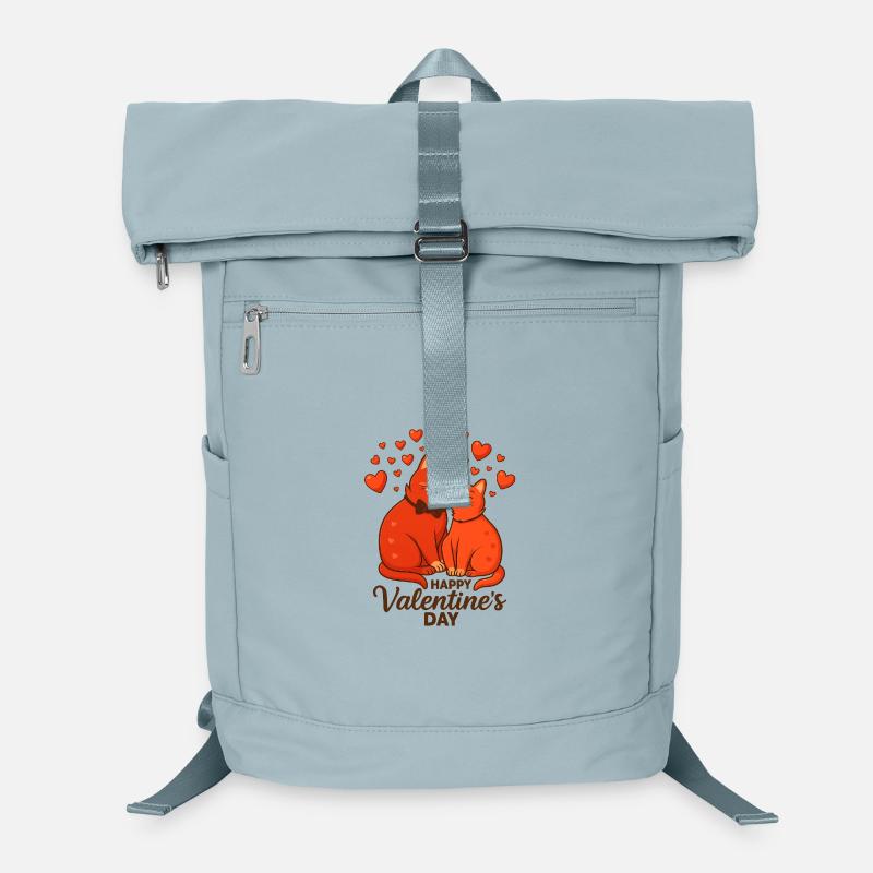 Verliebte Katzen – Valentinstag Illustration Laptop-Rucksack 