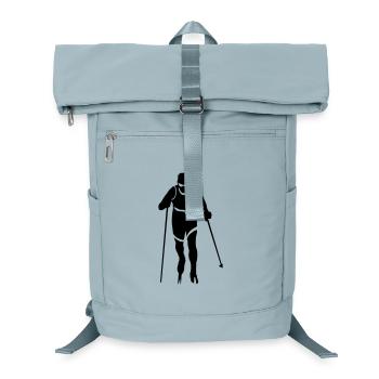 ski cross-country - Laptop Backpack - ice blue - Front
