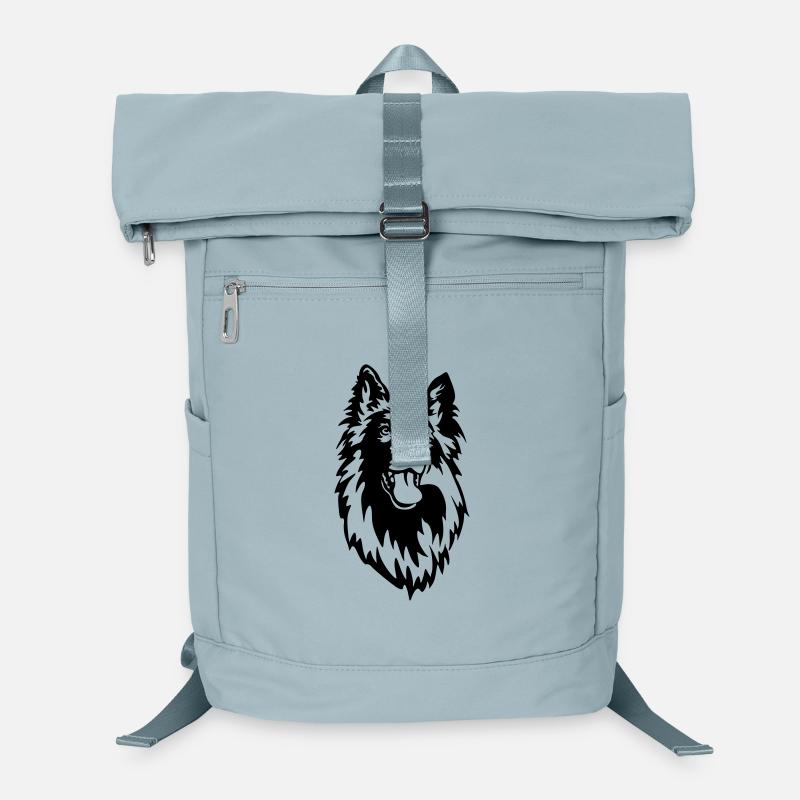 Tête de Groenendael Sac à dos ordinateur