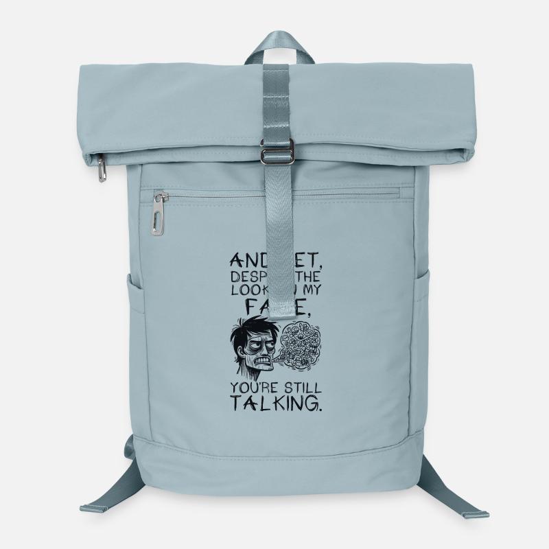 ET POURTANT, MALGRÉ L’EXPRESSION SUR MON VISAGE, TU ES TOUJOURS Sac à dos ordinateur
