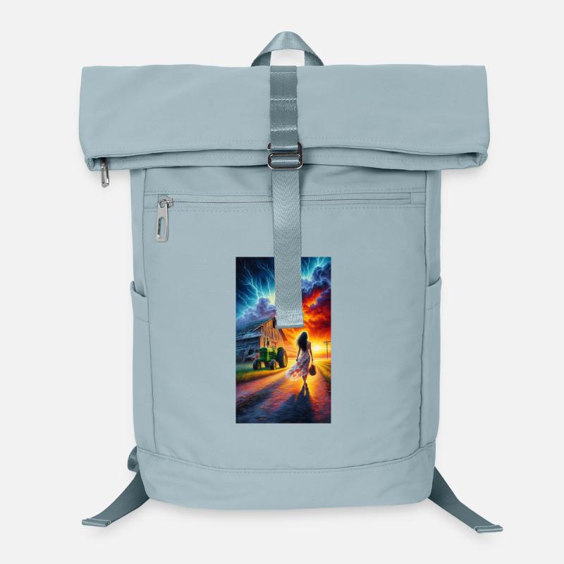 Sturmige Crepuscular-Wolkenlesung Laptop-Rucksack 