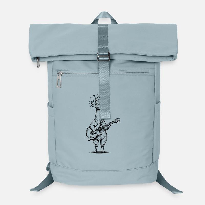 Guitar Playing Alpaca Art Laptop Backpack