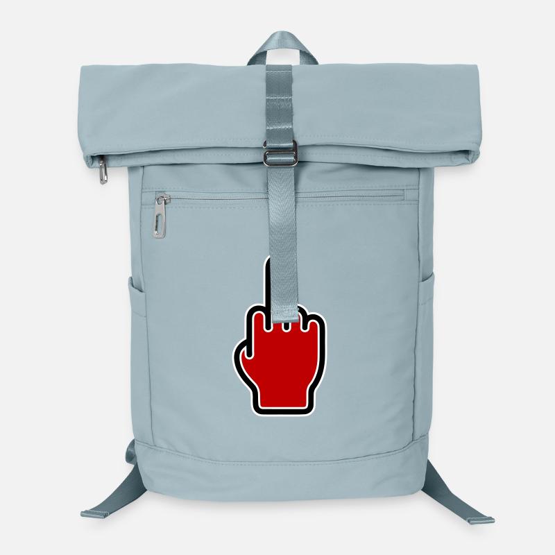 Middle finger icon Laptop Backpack