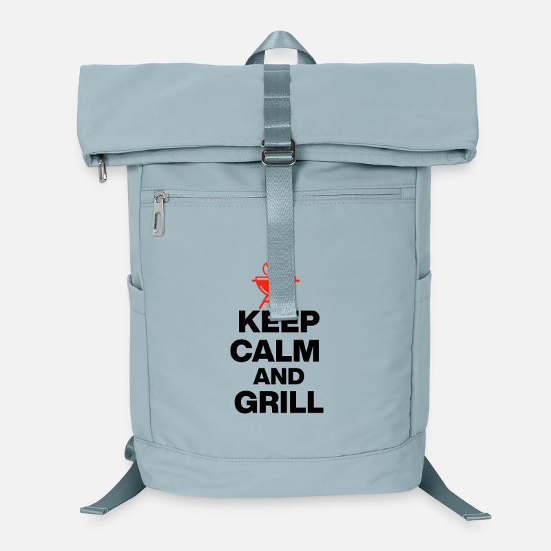 KEEP CALM AND GRILL, FIRE GRILLEN PARTY FLEISCH Laptop-Rucksack 