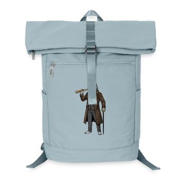 Wolf Steampunk Kapitän Spyglass Aristokrat - Laptop-Rucksack  - Eisblau - Vorne