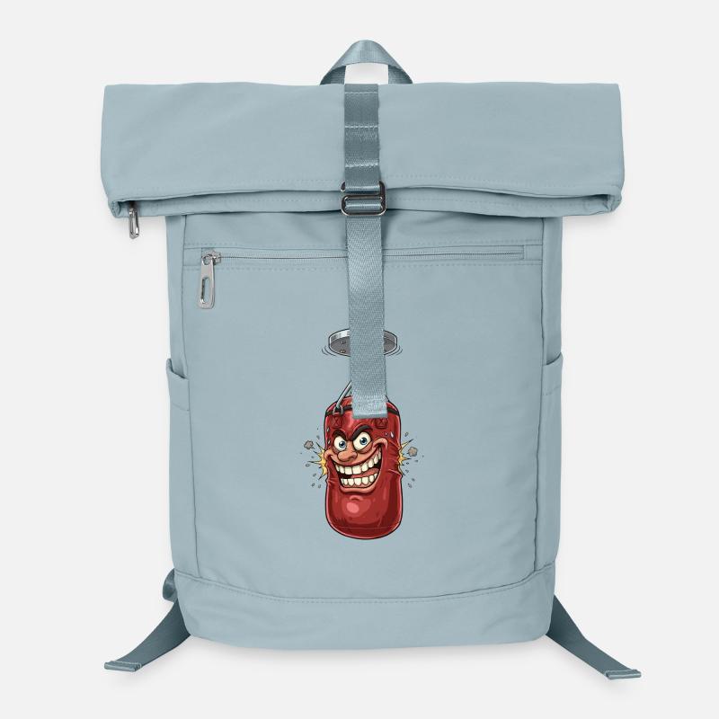 Lachender Boxsack Cartoon Laptop-Rucksack 