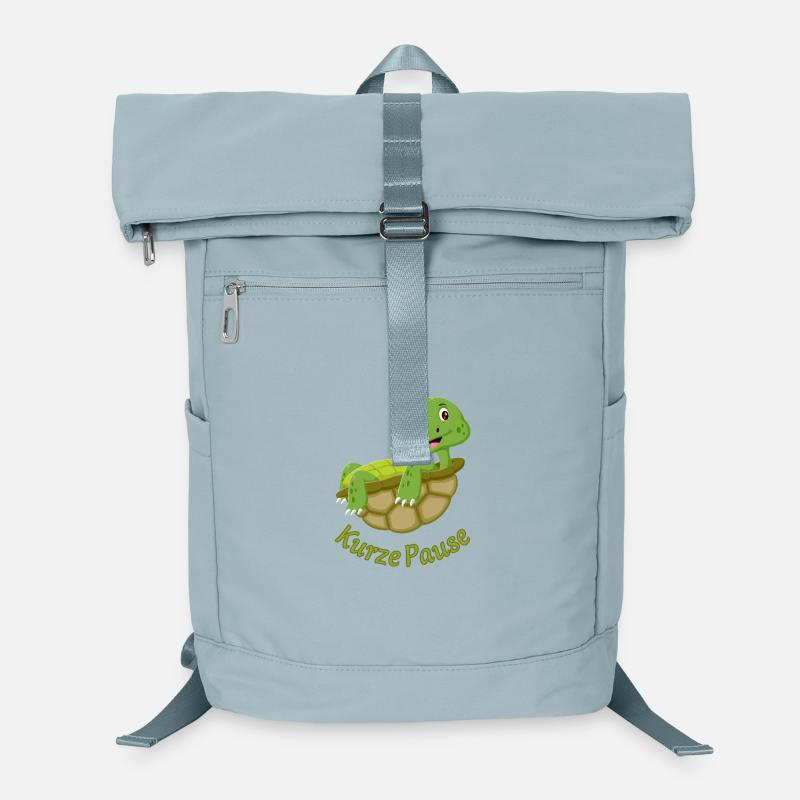 Cute Turtles Cartoon Print Break Laptop Backpack
