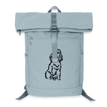 Pudel - Laptop-Rucksack  - Eisblau - Vorne