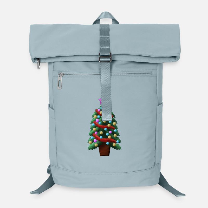 Stickers - Christmas tree with baubles Laptop Backpack