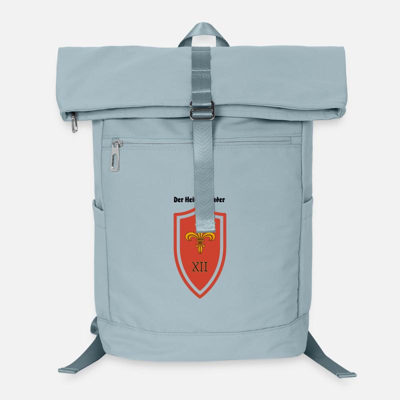 Fleur de Lis Schild XII Rot Laptop-Rucksack 
