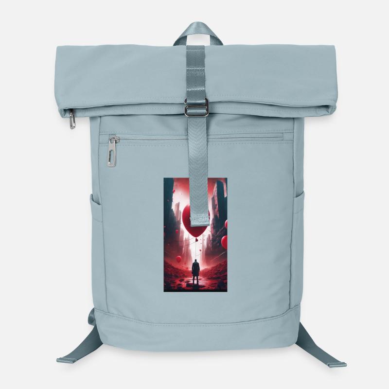Apocalyptic city ruins Laptop Backpack
