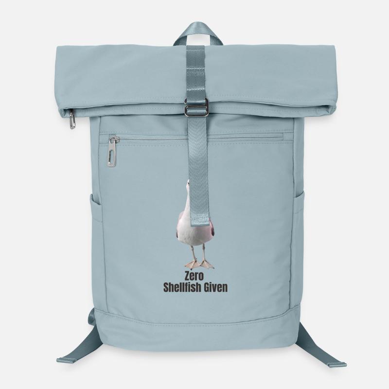 Abstrakte Möwe mit farbigen Akzenten Laptop-Rucksack 
