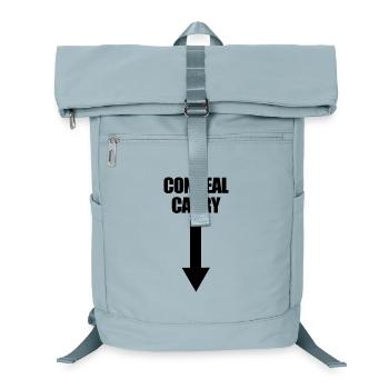 Funny Jokes About Concealed Carrying Weapons - Laptop Backpack - ice blue - Front