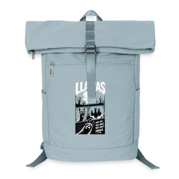 Llamas They Spit They Judge Horror - Laptop-Rucksack  - Eisblau - Vorne