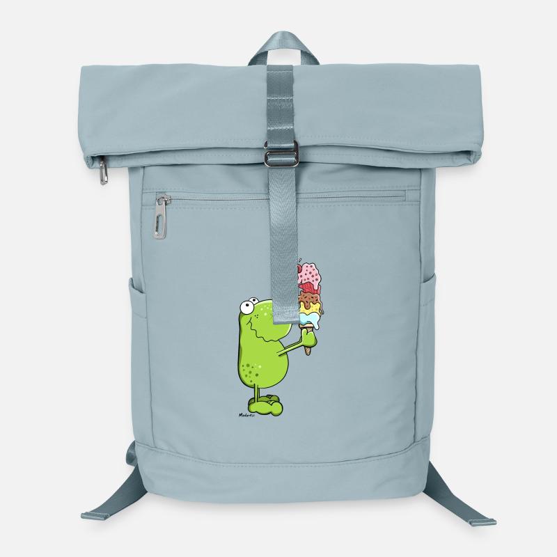 Frosch mit Eis Laptop-Rucksack 