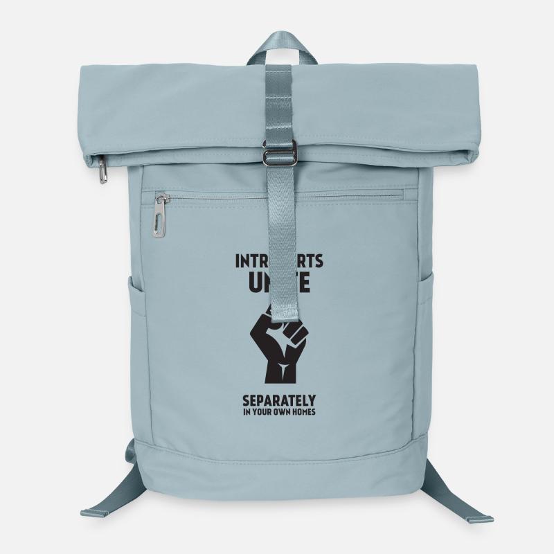 Introvertierte vereinen sich - getrennt in den eigenen vier Wänden Laptop-Rucksack 