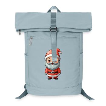 Santa Cartoon Charm - Laptop-Rucksack  - Eisblau - Vorne