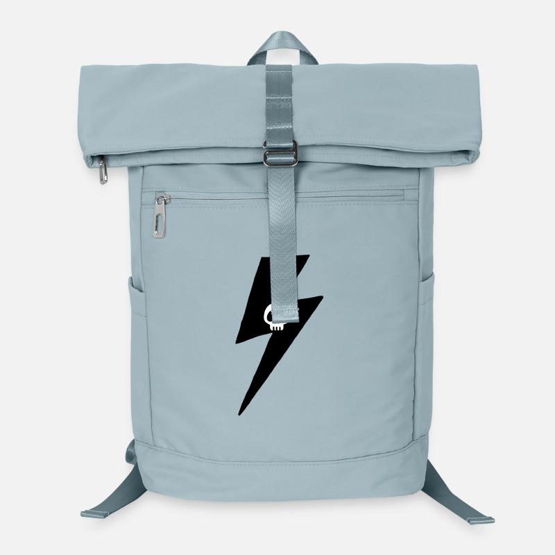 Minimalist Skull Lightning Laptop Backpack