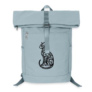 Cool Cat - Design minimaliste pour chat - Sac à dos ordinateur - bleu glacier - Devant