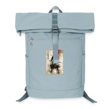 Samurai warriors in traditional armor - Laptop Backpack - ice blue - Front
