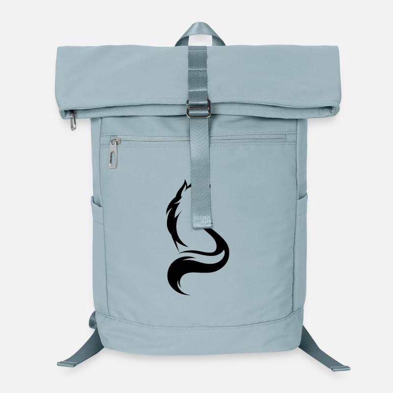 Künstlerischer Wolf, Wildtiersymbol Laptop-Rucksack 