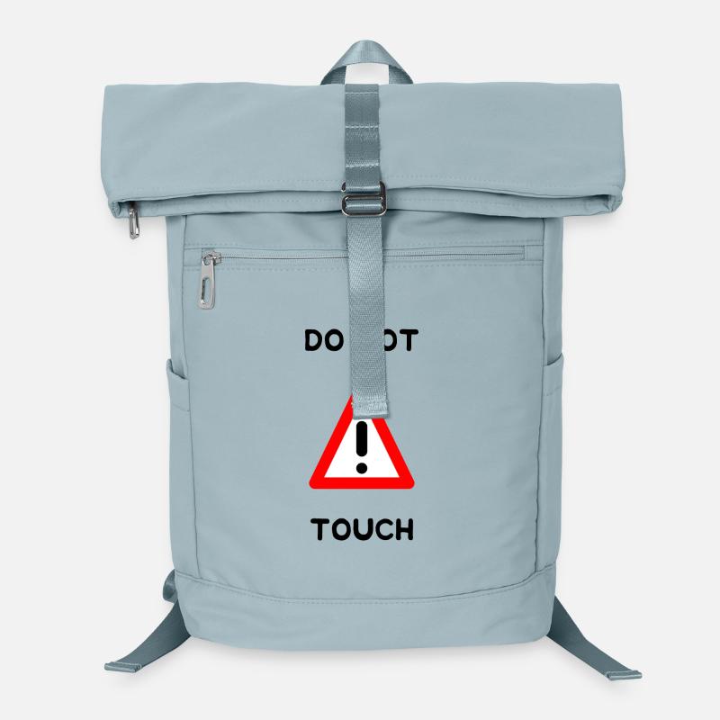 DO NOT TOUCH. PANEL. DANGER. HUMOR. FUNNY Laptop Backpack