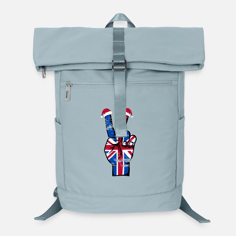 Drapeau britannique Noël symbole de la paix utilisé Sac à dos ordinateur