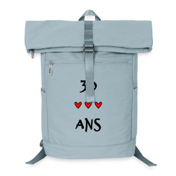 30. 30 ANS. 30e ANNIVERSAIRE. ANNIVERSAIRE 30 ANS. - Sac à dos ordinateur - bleu glacier - Devant