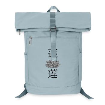 Chinesischer Lotus - Laptop-Rucksack  - Eisblau - Vorne