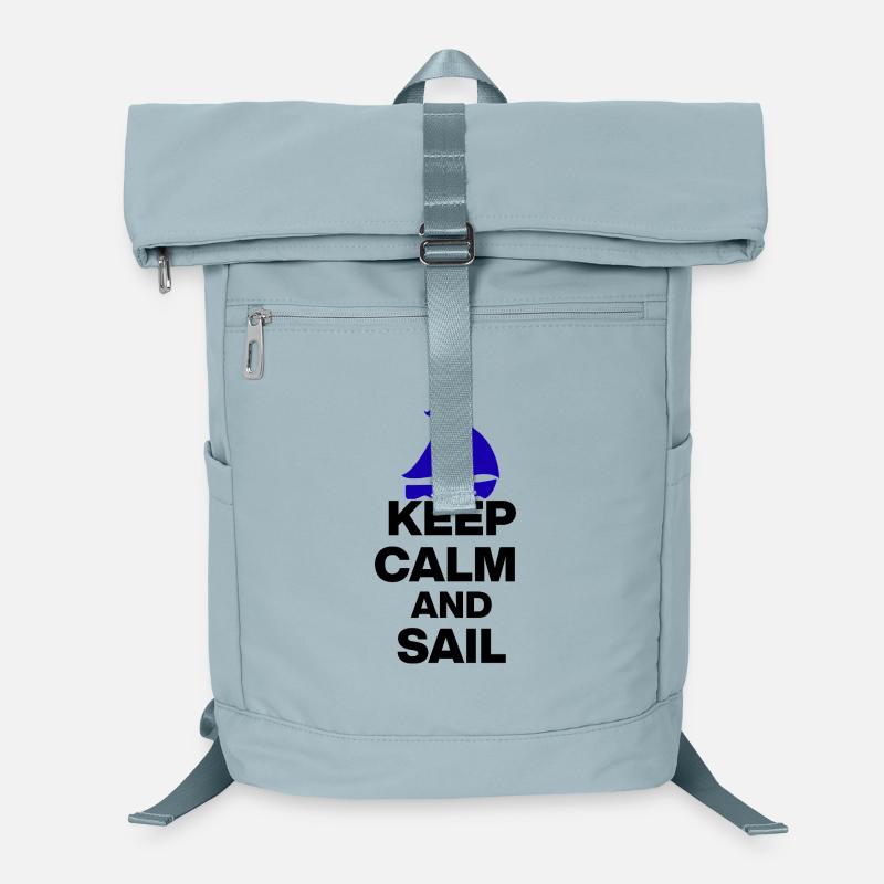 KEEP CALM AND SAIL! SAILING FANS GIFT SAILING Laptop Backpack
