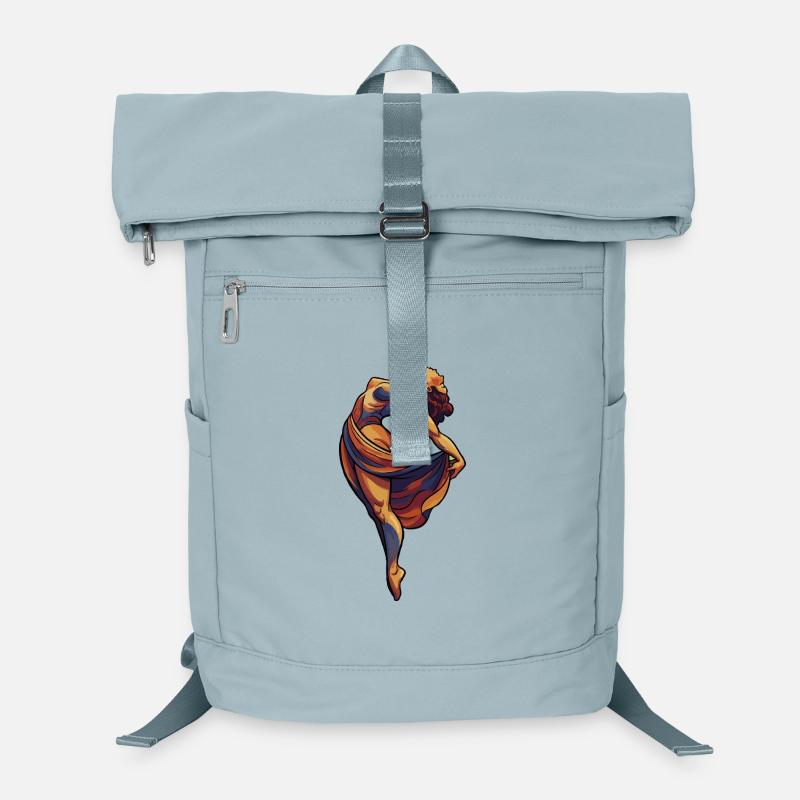 Dramatic dancing woman in color Laptop Backpack