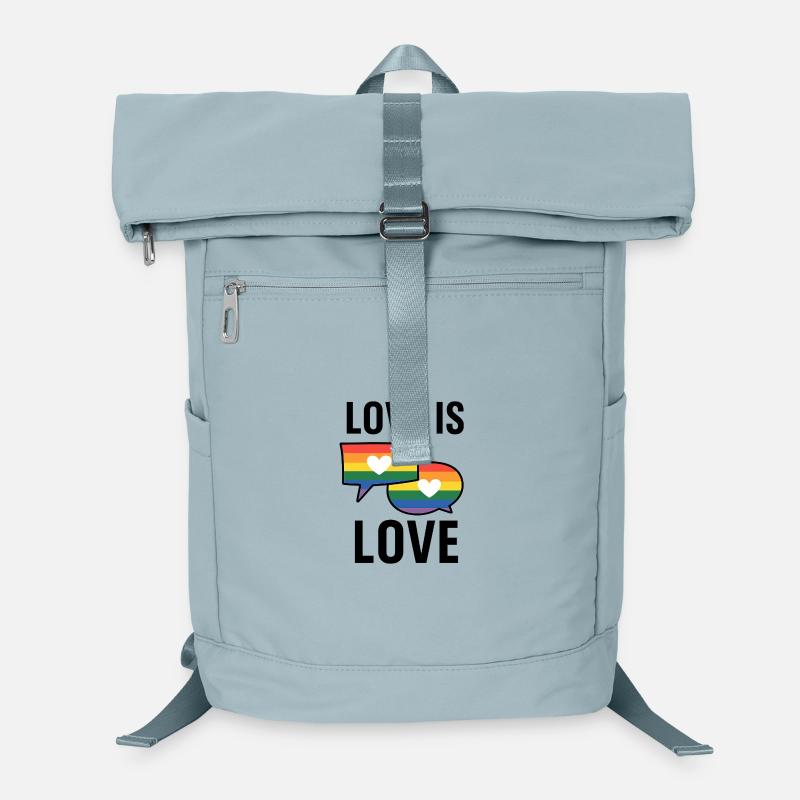 Rainbow Love Speech Bubbles Laptop Backpack