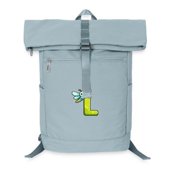 L wie Libelle  - Laptop-Rucksack  - Eisblau - Vorne