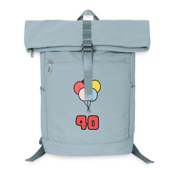40. 40 ANS. 40e ANNIVERSAIRE. ANNIVERSAIRE 40 ANS. - Sac à dos ordinateur - bleu glacier - Devant