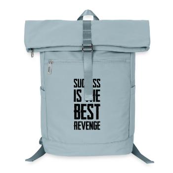 Erfolg ist die beste Rache - Laptop-Rucksack  - Eisblau - Vorne