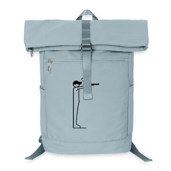 Design minimaliste de tireur au pistolet - Sac à dos ordinateur - bleu glacier - Devant