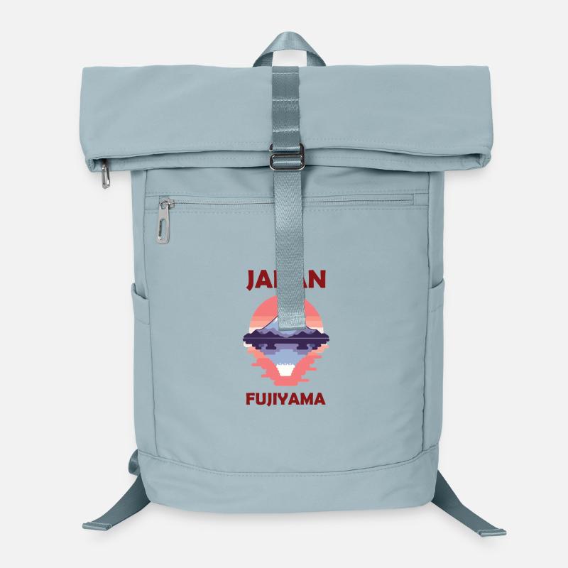 Mont Fuji Pixel Art Illustration Sac à dos ordinateur