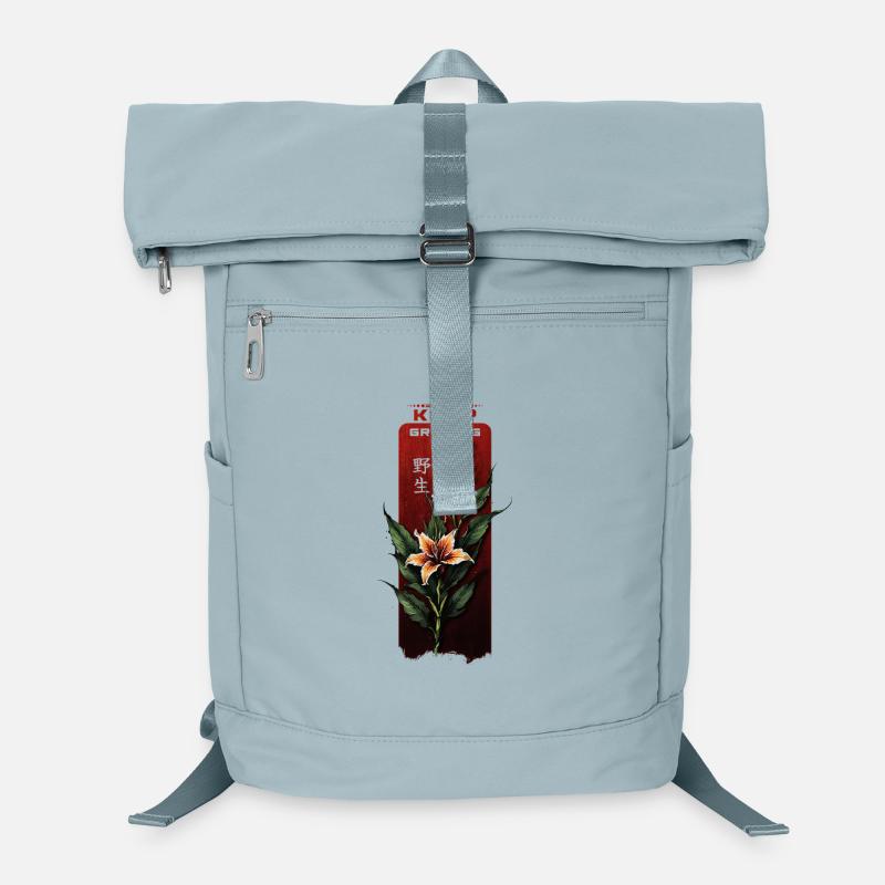Continuez à cultiver des fleurs sur la plaque rouge Sac à dos ordinateur
