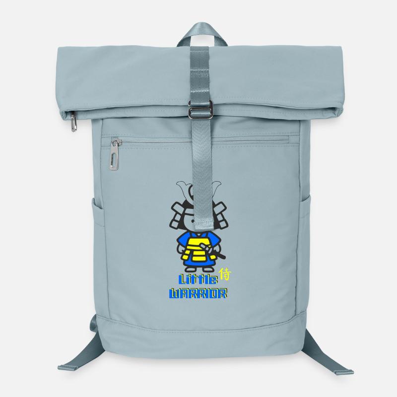 Little Samurai Warrior - Laptop Backpack - ice blue