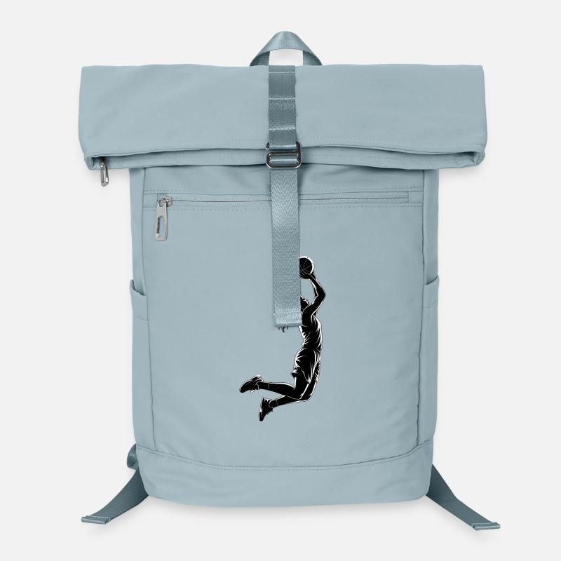 Damen Basketball Dunk - Cooles Silhouette Logo Laptop-Rucksack 