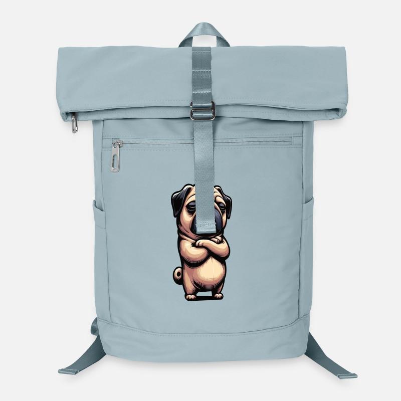 Mops Möpse Mopsbesitzer Mopsliebhaber Mopshalter Laptop-Rucksack 