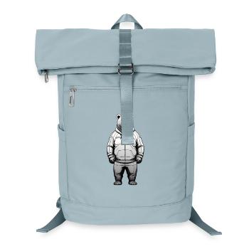 Bär Hoodie Grafik - Laptop-Rucksack  - Eisblau - Vorne