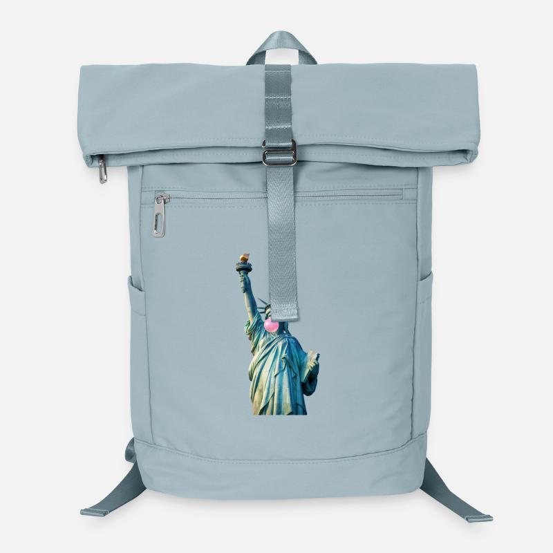 Freiheitsstatue Kaut Bubblegum Laptop-Rucksack 