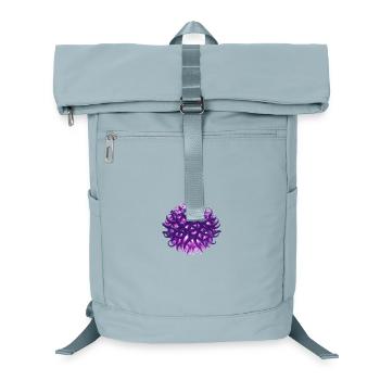 purple tentacle ball - Laptop Backpack - ice blue - Front