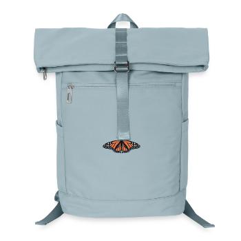 Schmetterlinge: Der Monarchfalter - Laptop-Rucksack  - Eisblau - Vorne