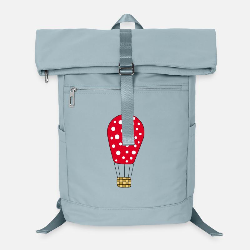 Heißluftballon rot Laptop-Rucksack 