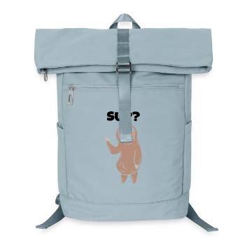 Cool Animal Sloth Saying Relax Zoo Chill - Laptop Backpack - ice blue - Front
