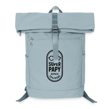 Super Papy depuis toujours - Sac à dos ordinateur - bleu glacier - Devant