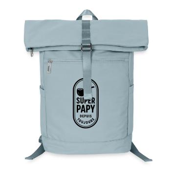 Super Papy depuis toujours - Sac à dos ordinateur - bleu glacier - Devant