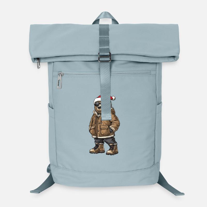 Bear Christmas Winter Laptop Backpack